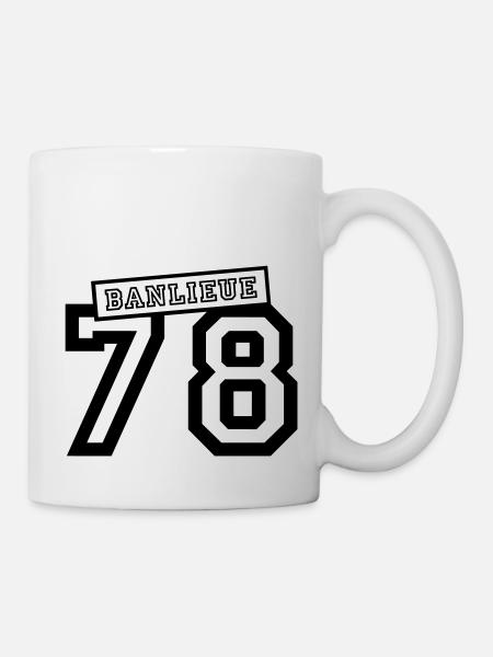 banlieue 78 - Mug blanc - blanc