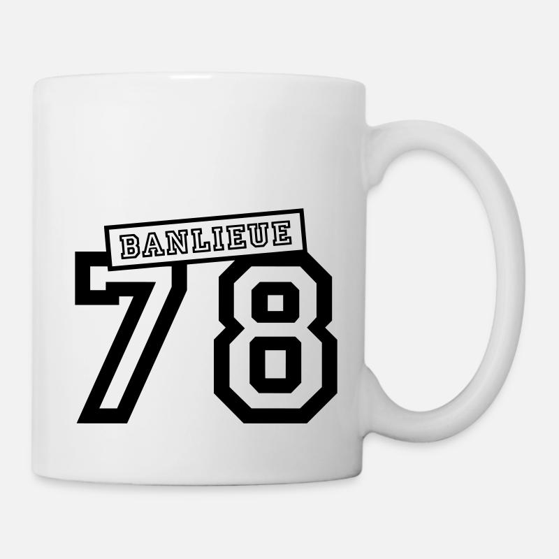 banlieue 78 - Mug blanc - blanc