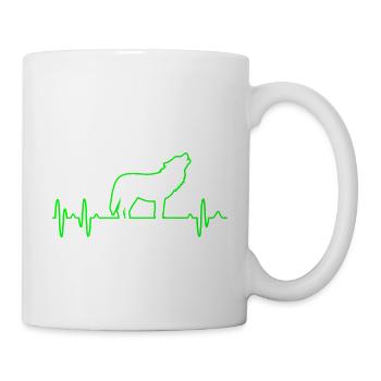 Battement de coeur de loup - Mug blanc - blanc - Droite