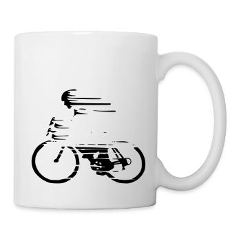 rennrad rennradfahrer - Tasse - Weiß - Rechts