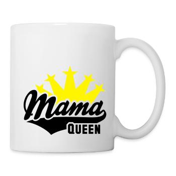 QUEEN Mama Krone 2C - Tasse - Weiß - Rechts