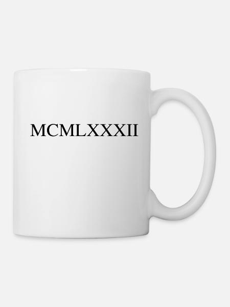 1982 - Mug blanc - blanc