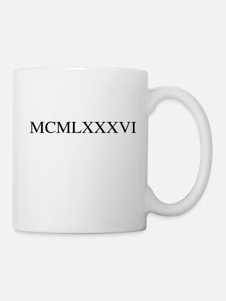 1986 - Tasse - Weiß