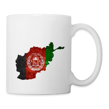 Afghanistan Flagge - Tasse - Weiß - Rechts