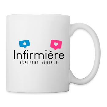 wirklich tolle Krankenschwester - Geschenk - Tasse - Weiß - Rechts