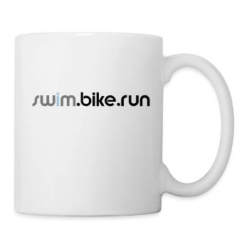 swim.bike.run triathlon triathlete cadeau sport - Mug blanc - blanc - Droite