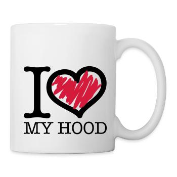 i_love_my_hood_c2 - Tasse - Weiß - Rechts