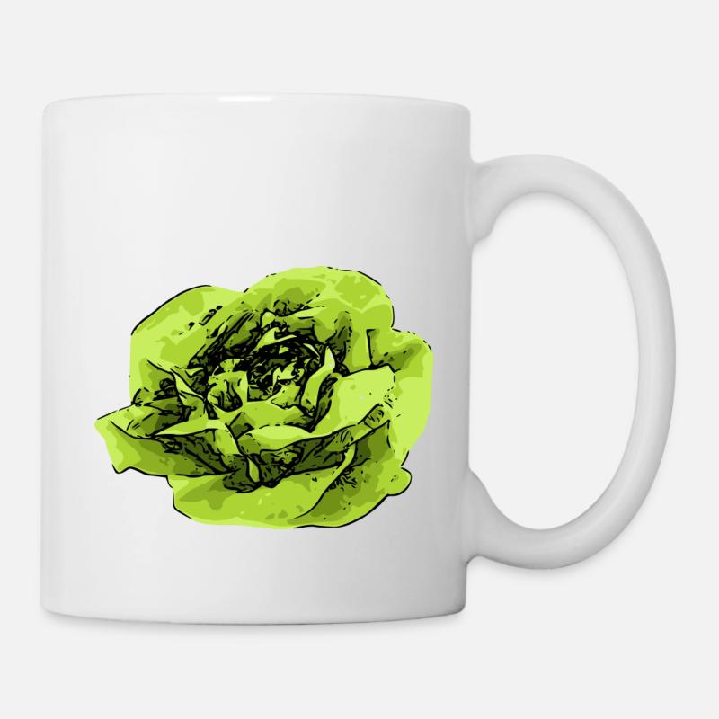 Laitue pop art - Mug blanc - blanc