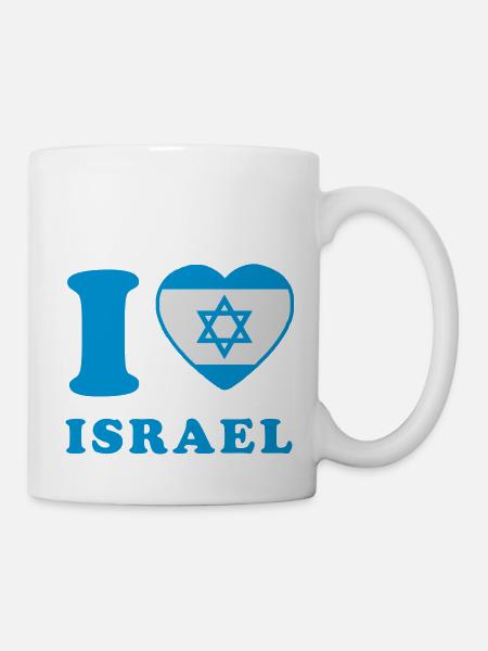 davidstern jude judentum - Tasse - Weiß
