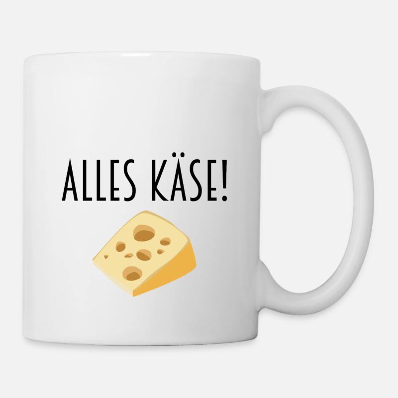 Alles Käse - Tasse - Weiß