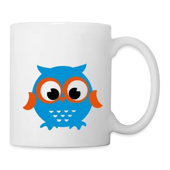 Eule - Tasse - Weiß - Rechts