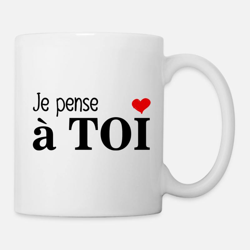 Ich denke an dich - Tasse - Weiß