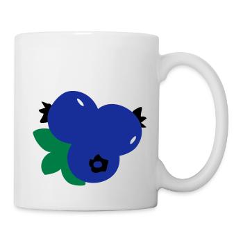 blueberries_fruits - Tasse - Weiß - Rechts