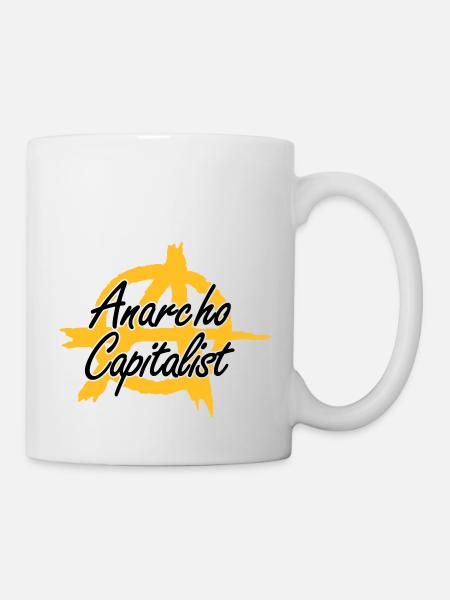 (Anarcho-) Capitalisme 2 - Mug blanc - blanc