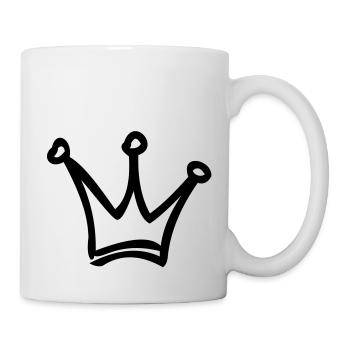 krone - Tasse - Weiß - Rechts