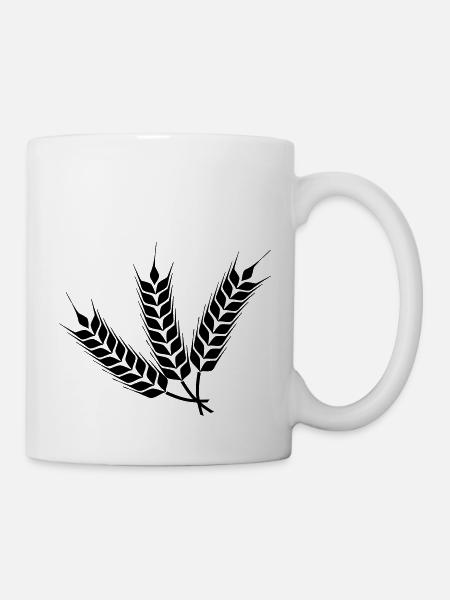Gerste - Tasse - Weiß