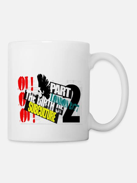 Punk Subkultur - Tasse - Weiß
