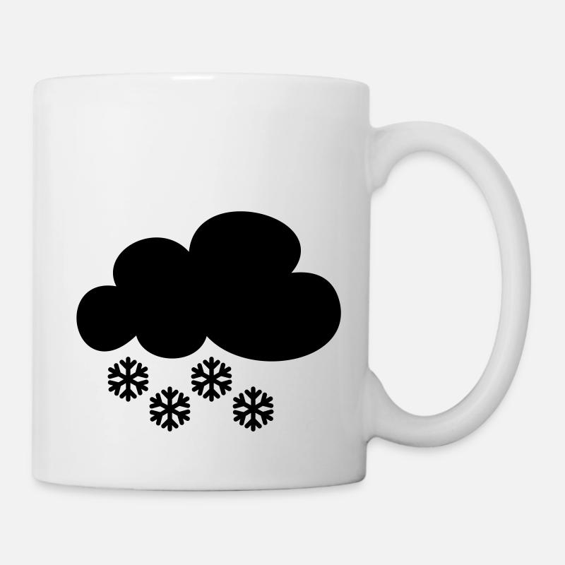 Schneewolke - Tasse - Weiß