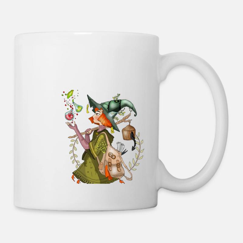 Hexe - Tasse - Weiß