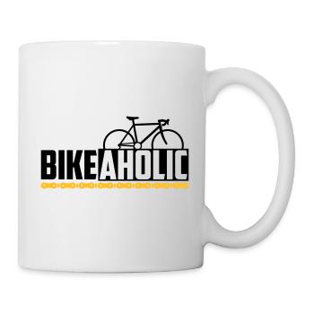 bike a holic - Tasse - Weiß - Rechts