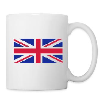 Union Pixel Jack UK Flag - Mug - white - Right