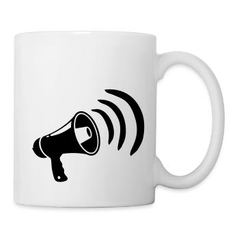 megafon_f1 - Tasse - Weiß - Rechts