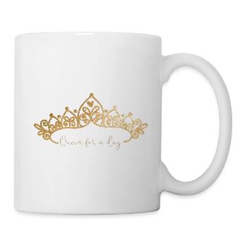 Königin | Krone Tiara - Tasse - Weiß - Rechts