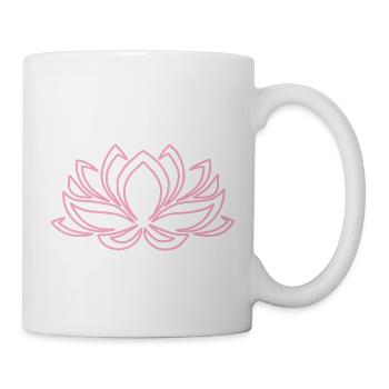 Lotusblüte - Tasse - Weiß - Rechts