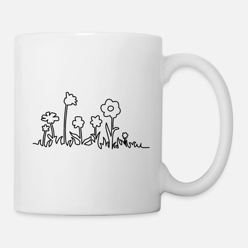 flower meadow - Mug - white