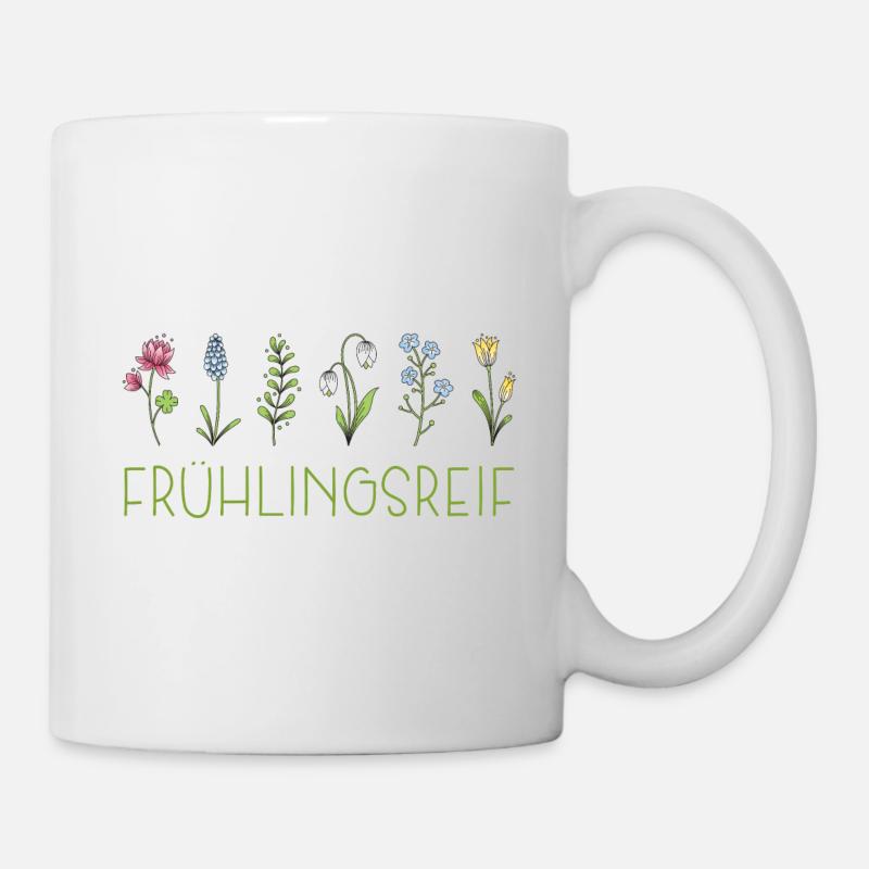 Frühlingsreif - Tasse - Weiß