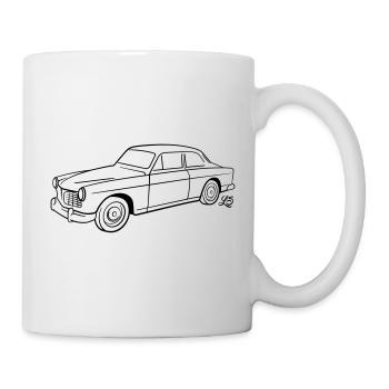 Alter Schwede – Schwedenstahl - Tasse - Weiß - Rechts