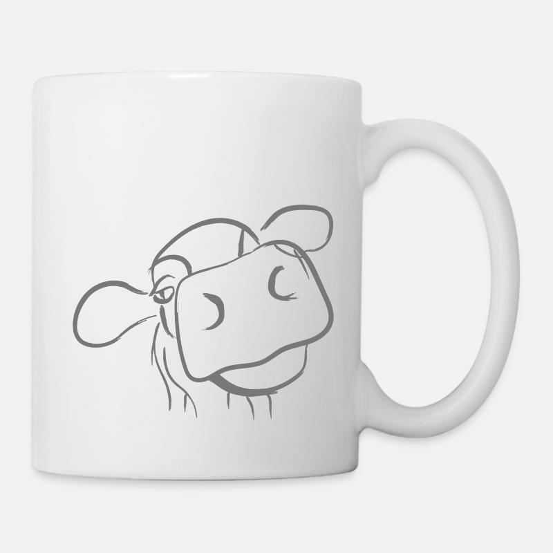 Allgäu Kuh - Tasse - Weiß