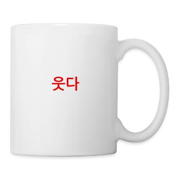 The laugh - Korean language Korea Kpop - Mug - white - Right
