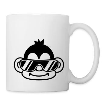 Cool Monkey Face - Mug - white - Right