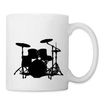 drums - Tasse - Weiß - Rechts