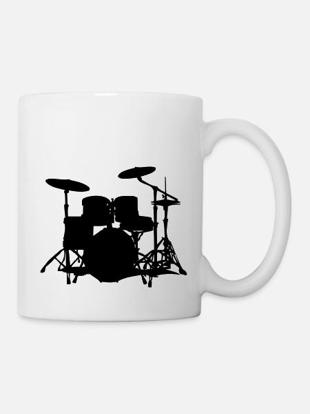 drums - Tasse - Weiß