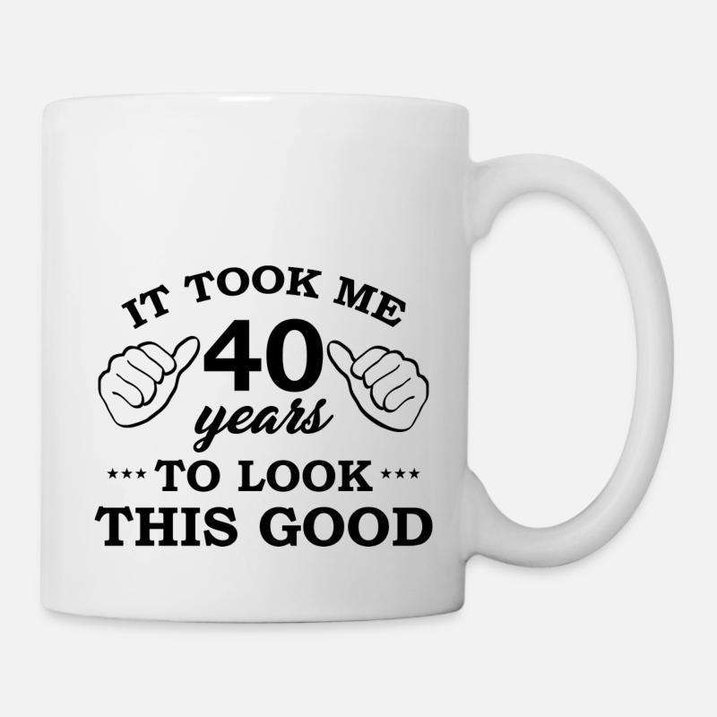 It took me 40 years - Mug - white