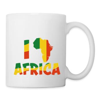 Afrika Kontinent Safari Nashorn - Tasse - Weiß - Rechts