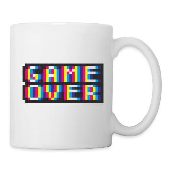 Pixelart No. 20 (Game Over) - colored - Mug - white - Right