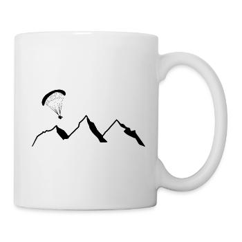Gleitschirm - Tasse - Weiß - Rechts