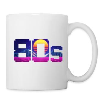 80s Vaporwave - Mug - white - Right