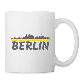 Berlin Skyline - Tasse - Weiß - Rechts