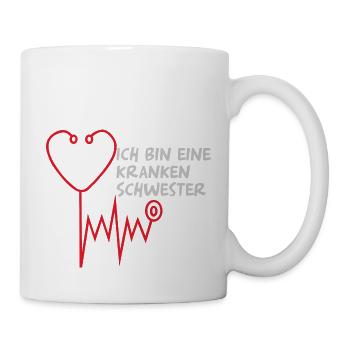 Krankenschwester - Tasse - Weiß - Rechts