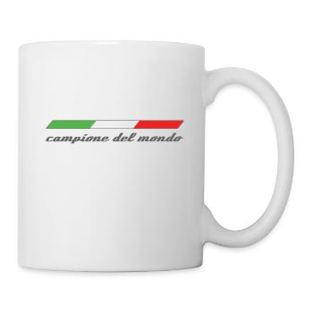 campione del mondo Italia - Tasse - Weiß - Rechts