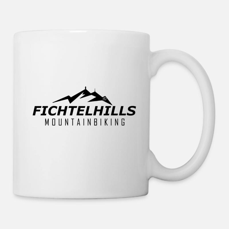 Fichtelhills MTB Jersey MTB Clothing - Mug - white