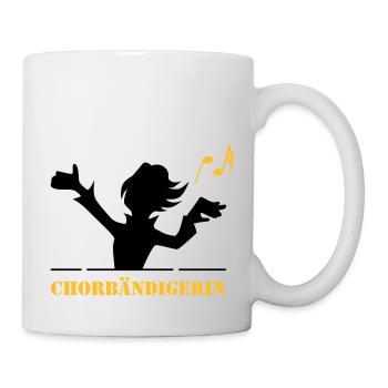 Chorbändigerin - Tasse - Weiß - Rechts
