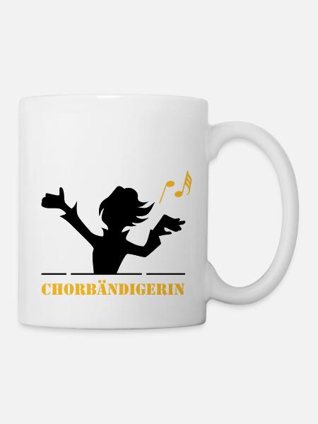 Chorbändigerin - Tasse - Weiß