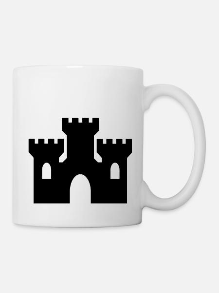 castle - Mug - white