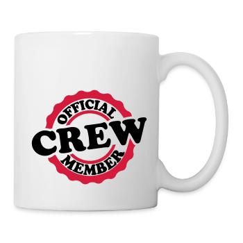 Cool Official Crew Member Stamp - Mug blanc - blanc - Droite