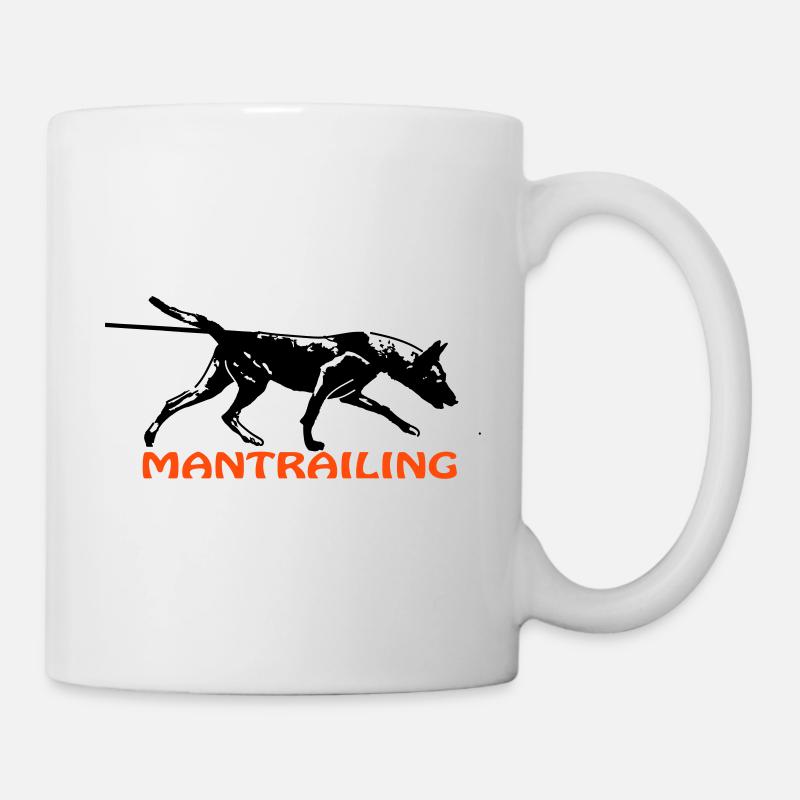 Mantrailing with Malinois - Mug - white